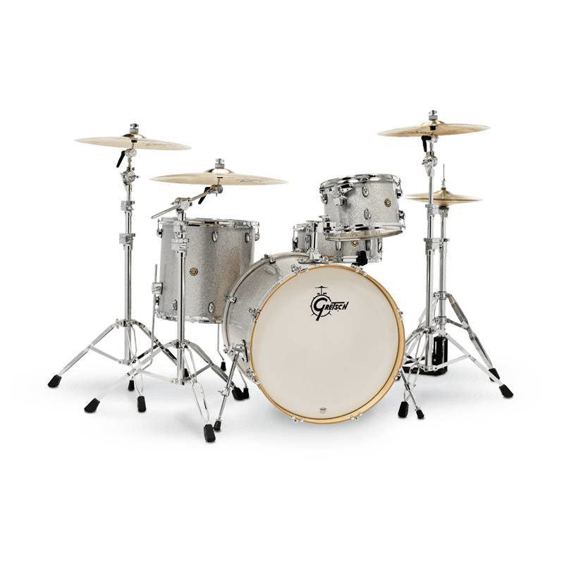 Gretsch Catalina Maple CM4 22 4pc Drum Kit Silver Sparkle