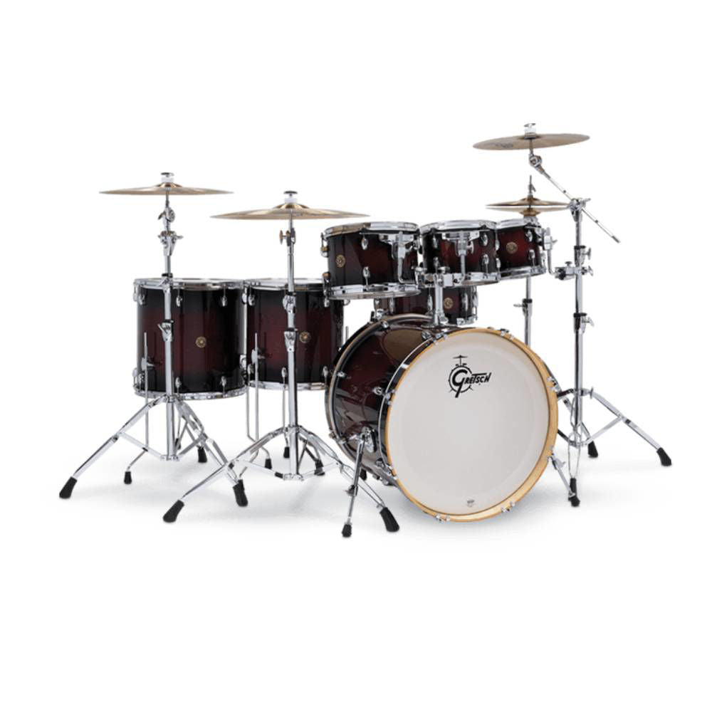 Gretsch Catalina Maple 22/8/10/12/14/16+14S 7pc Drum Shell Pack - Deep Cherry Burst