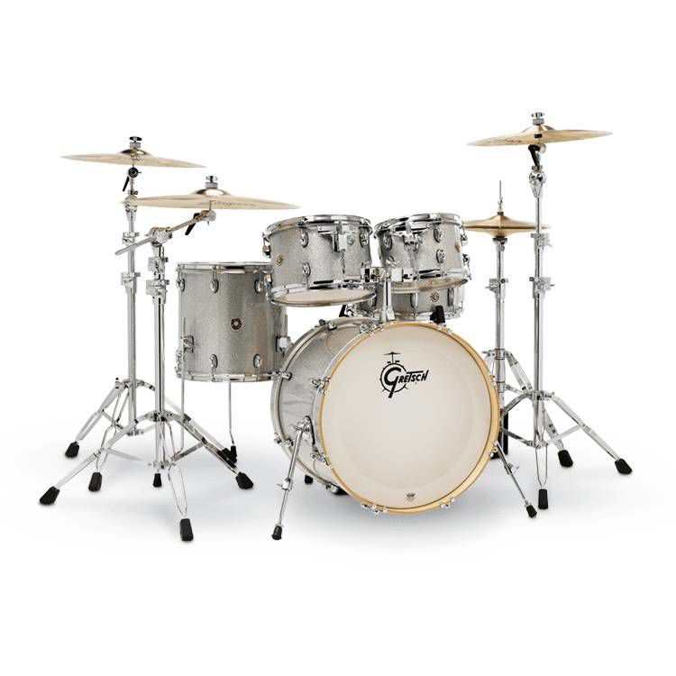 Gretsch Catalina Maple CM5 20 5pc Drum Kit Silver Sparkle