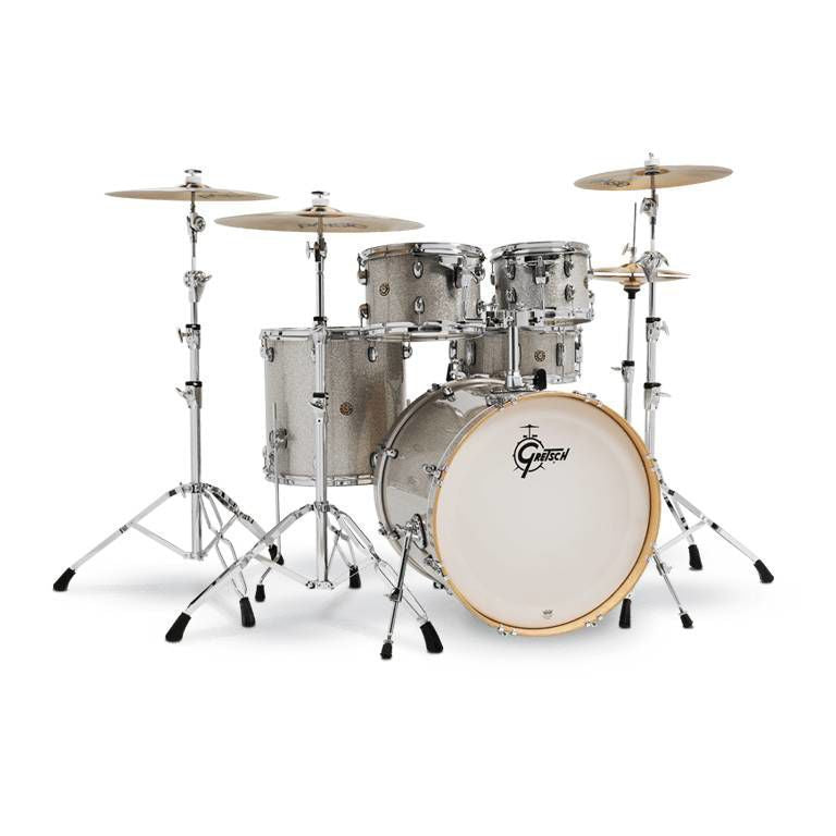 Gretsch Catalina Maple CM5 22 5pc Drum Kit Silver Sparkle