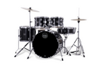 Mapex Comet 5pc Drum Kit with Hardware and Cymbals - Black
