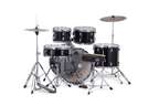 Mapex Comet 5pc Drum Kit with Hardware and Cymbals - Black