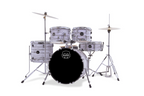 Mapex Comet 5pce 20 Drum Kit w/ Hardware & Cymbals - White Marblewood
