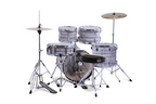 Mapex Comet 5pce 20 Drum Kit w/ Hardware & Cymbals - White Marblewood