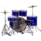 Mapex Comet 5pce Drum Kit With Hardware/Cymbals - Indigo Blue