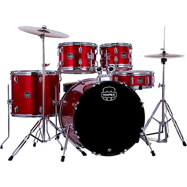 Mapex Comet 5pce Drum Kit With Hardware/Cymbals - Infra Red