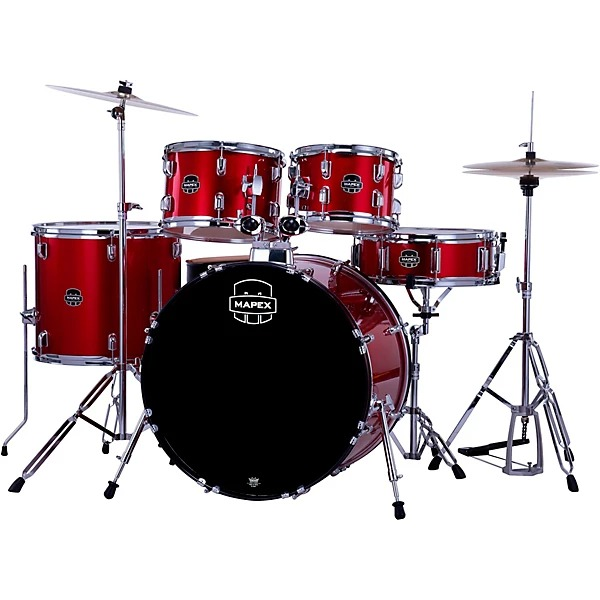 Mapex Comet 5pce Drum Kit With Hardware/Cymbals - Infra Red