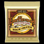 Ernie Ball 2008 Earthwood Rock and Blues with Plain G 80 20 Bronze Acoustic Guitar Strings