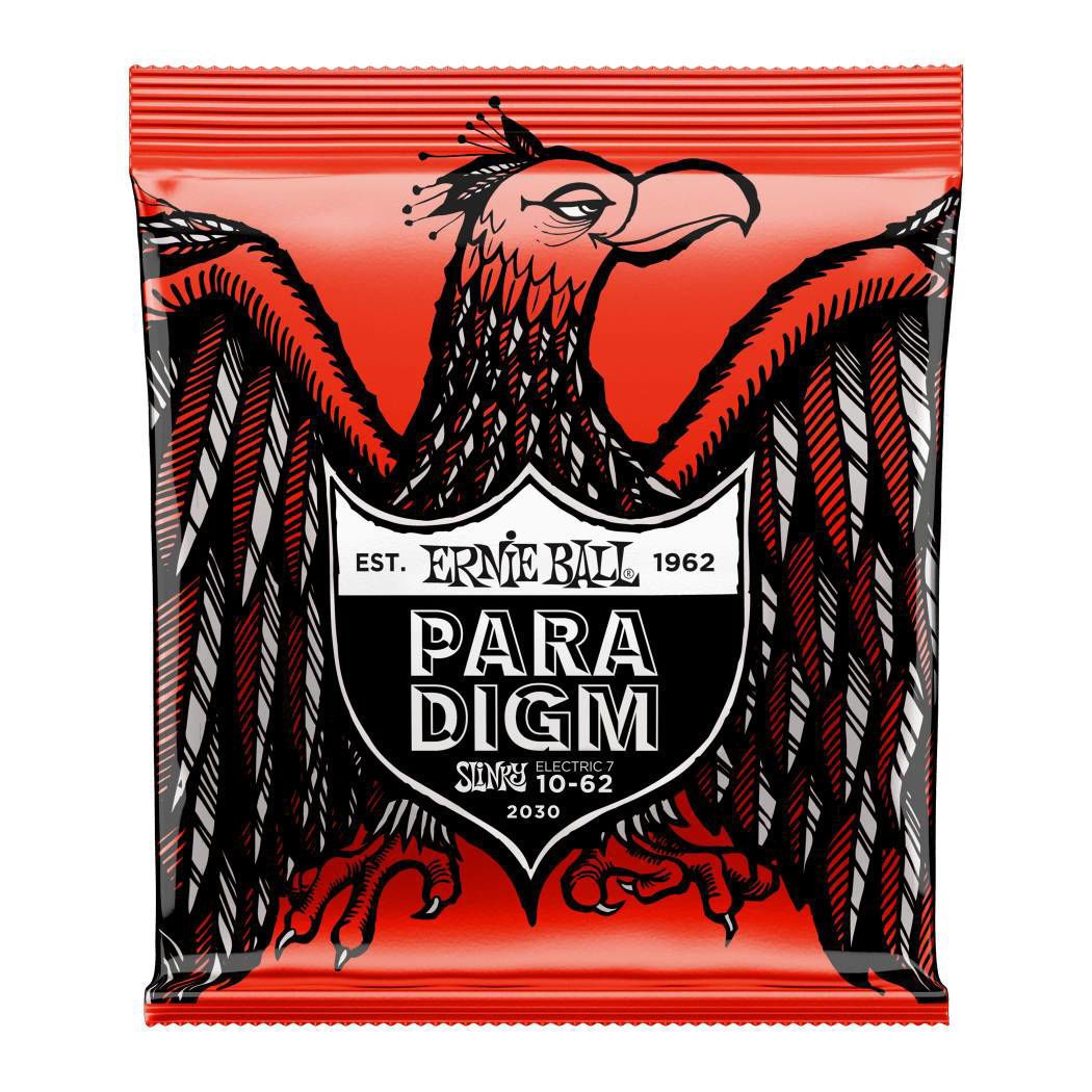 Ernie Ball E2030 Paradigm Slinky 7-String Electric Guitar Strings (10-62)