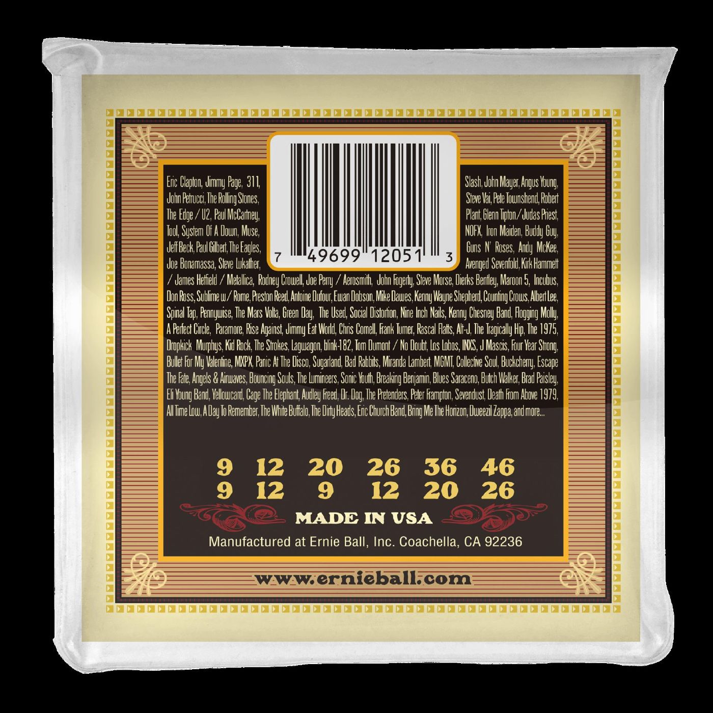 Ernie Ball 2051 Earthwood Silk & Steel Soft 12-String 80 20 Bronze Acoustic Guitar Strings