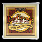 Ernie Ball 2063 Earthwood 5-String Banjo Bluegrass Loop End 80 20 Bronze Acoustic Guitar Strings