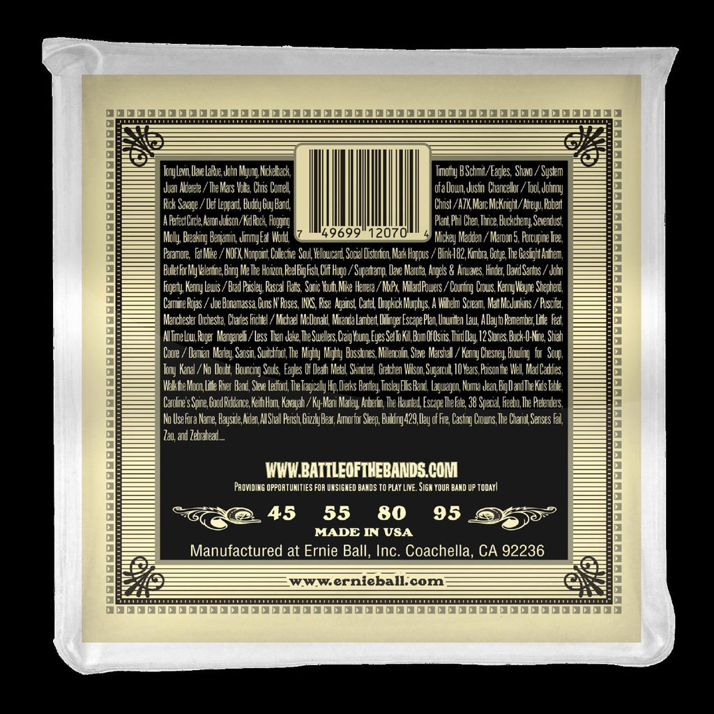 Ernie Ball 2070 Earthwood Phosphor Bronze Acoustic Bass Strings