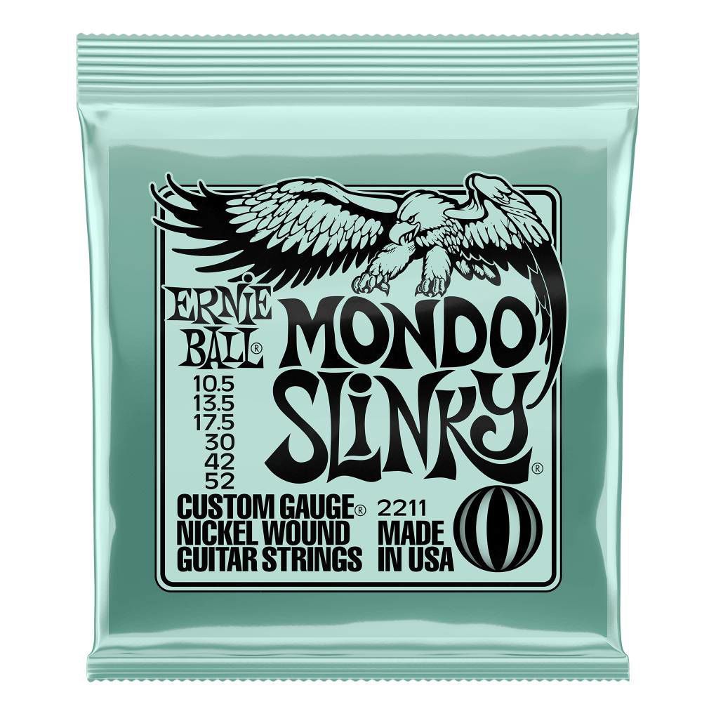 Ernie Ball Mondo Slinky Nickel Wound Electric Guitar Strings 10.5 - 52 Gauge