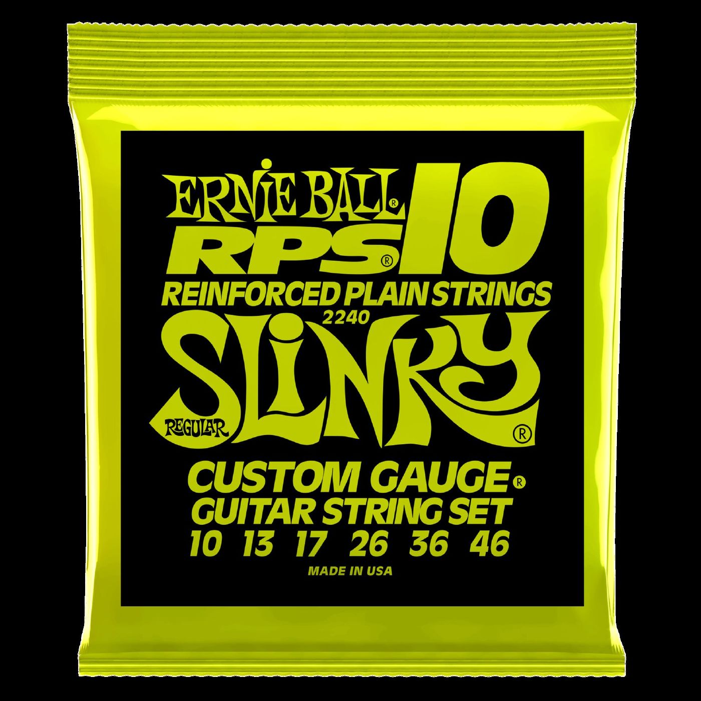 Ernie Ball 2240 Regular Slinky RPS Nickel Wound Electric Guitar Strings