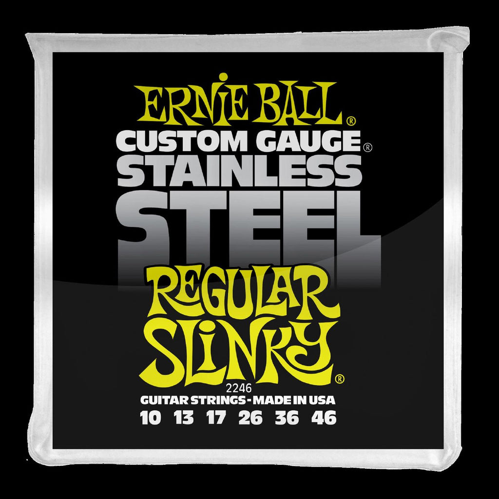 Ernie Ball 2246 Regular Slinky Stainless Steel Wound Electric Guitar Strings