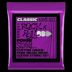 Ernie Ball 2250 Power Slinky Classic Rock n Roll Pure Nickel Wrap Electric Guitar Strings