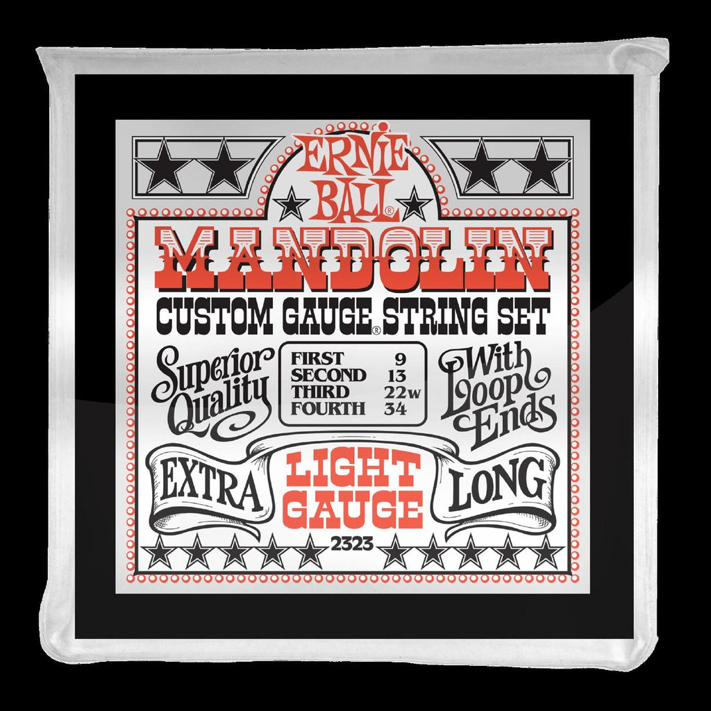 Ernie Ball 2323 Light Loop End Stainless Steel Mandolin Guitar Strings