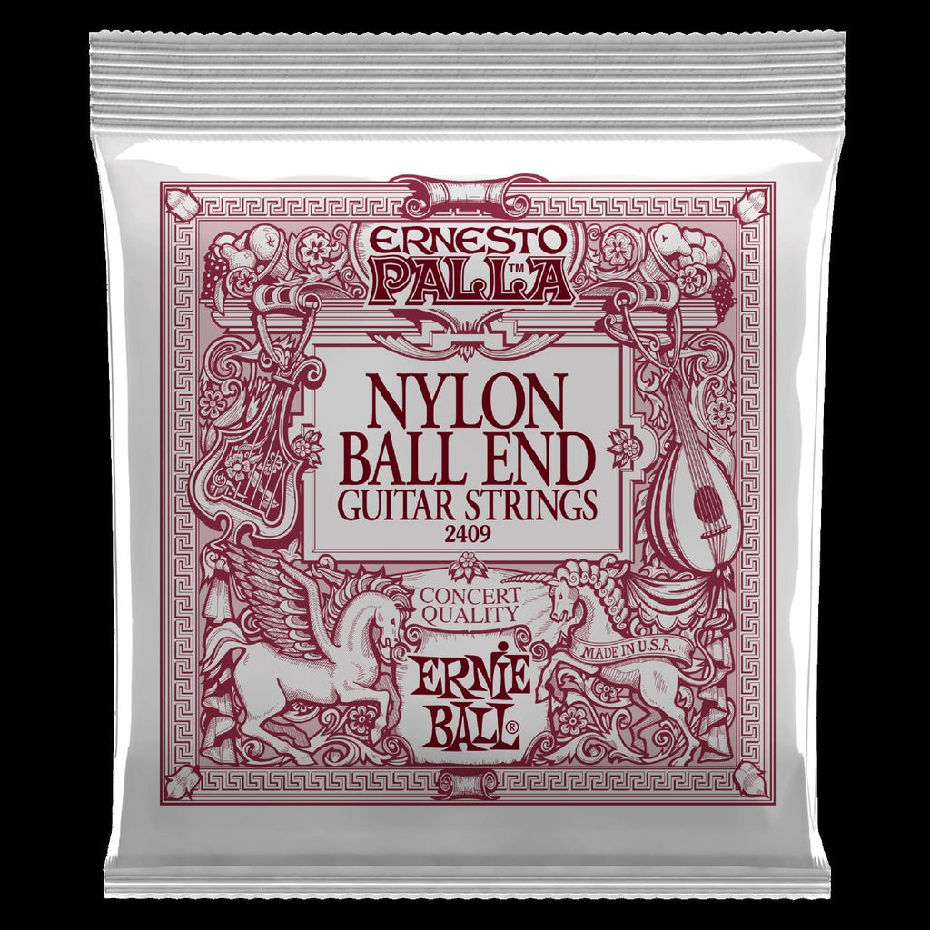 Ernie Ball 2409 Ernesto Palla Black Nylon Gold Ball End Classical Guitar Strings
