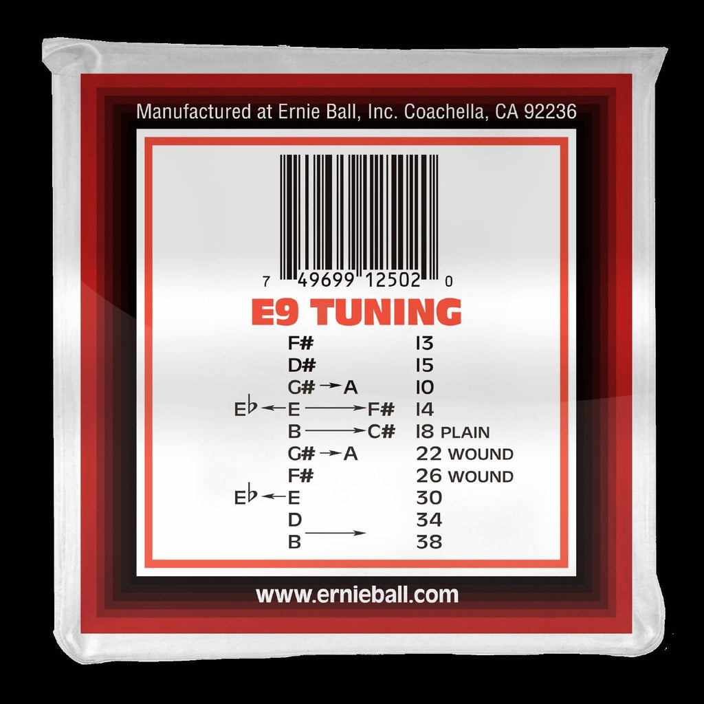 Ernie Ball 2502 Pedal Steel 10-String E9 Tuning Nickel Wound Electric Guitar Strings