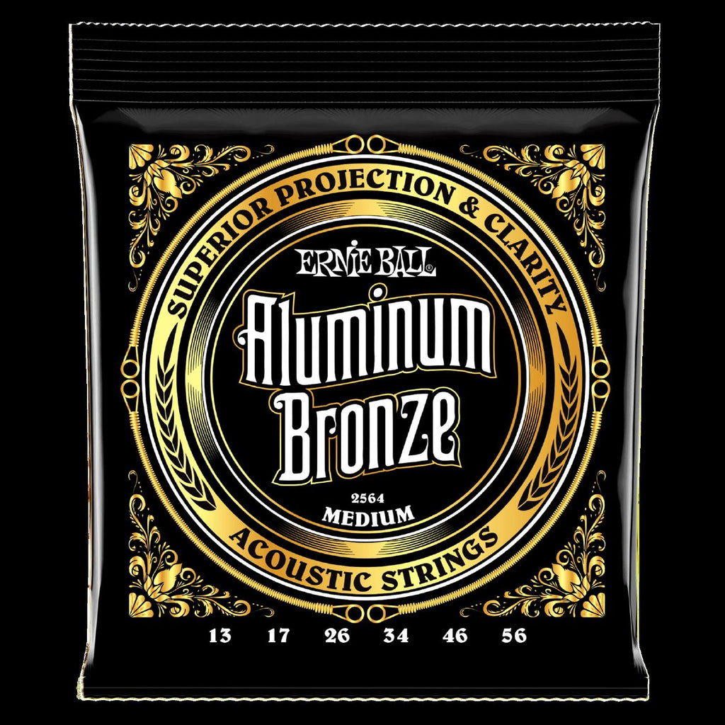 Ernie Ball 2564 Medium Aluminum Bronze Acoustic Guitar Strings
