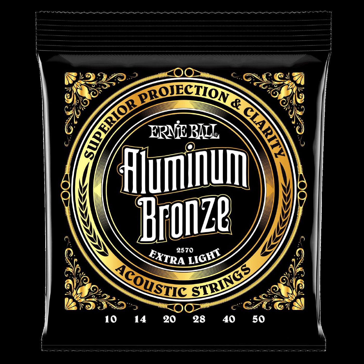 Ernie Ball 2570 Extra Light Aluminum Bronze Acoustic Guitar Strings