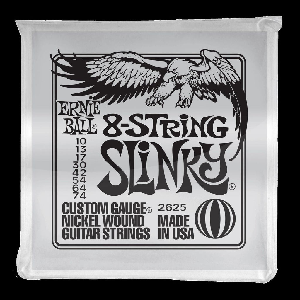 Ernie Ball 2625 Slinky 8-String Nickel Wound Electric Guitar Strings