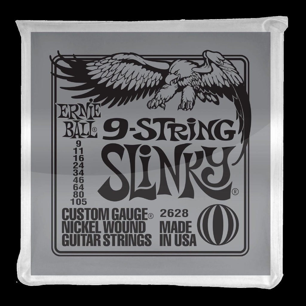 Ernie Ball 2628 Slinky 9-String Nickel Wound Electric Guitar Strings