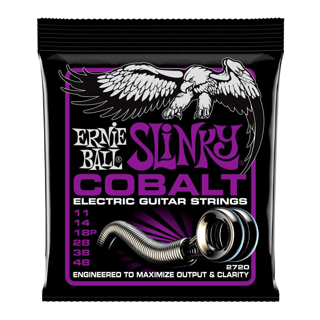 Ernie Ball 2720 11-48 Power Slinky Cobalt Electric Guitar Strings