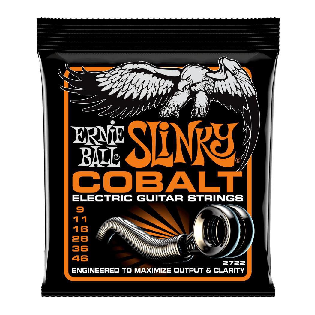 Ernie Ball 2722 9-46 Hybrid Slinky Cobalt Electric Guitar Strings