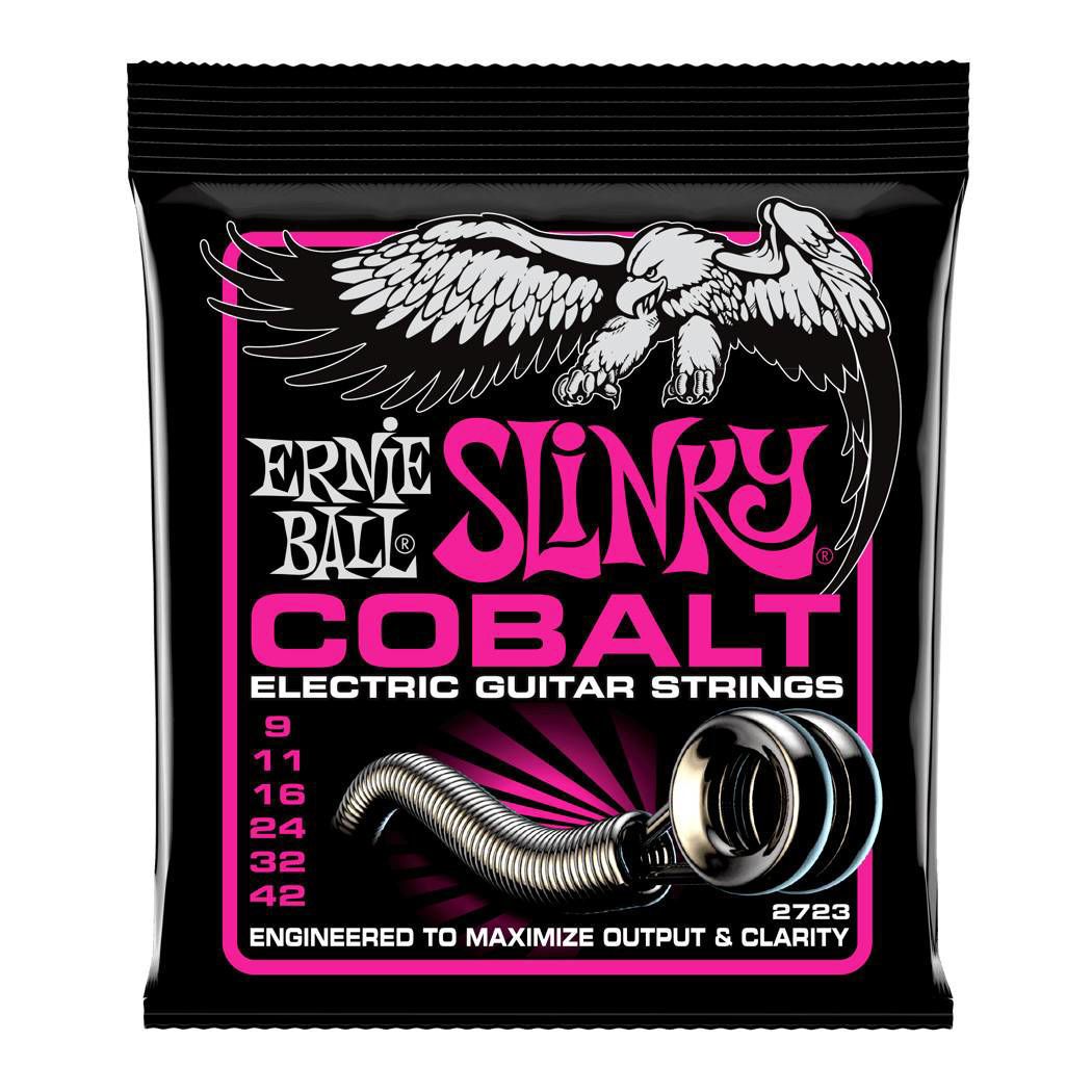 Ernie Ball 2723 9-42 Super Slinky Cobalt Electric Guitar Strings