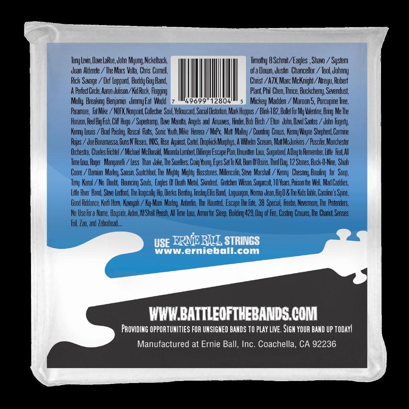 Ernie Ball 2804 Flatwound Group II Electric Bass Strings