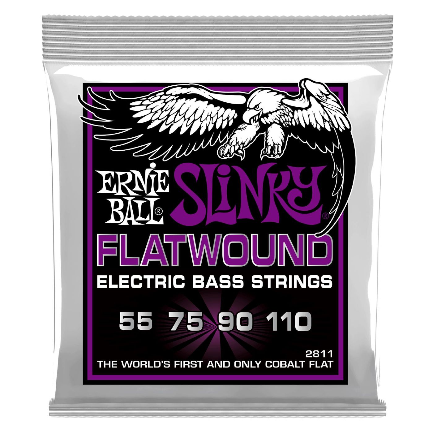Ernie Ball 2811 Power Slinky Flatwound Electric Bass Strings