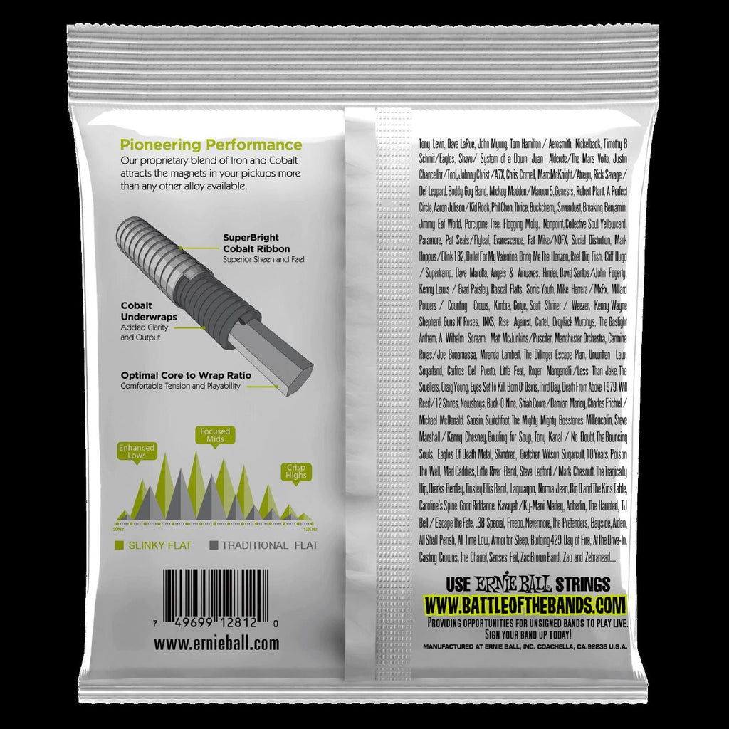 Ernie Ball 2812 Regular Slinky Flatwound Electric Bass Strings