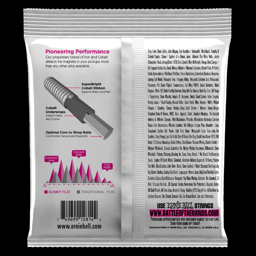 Ernie Ball 2814 Super Slinky Flatwound Electric Bass Strings