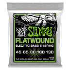 Ernie Ball 2816 Regular Slinky 5-String Flatwound Electric Bass Strings