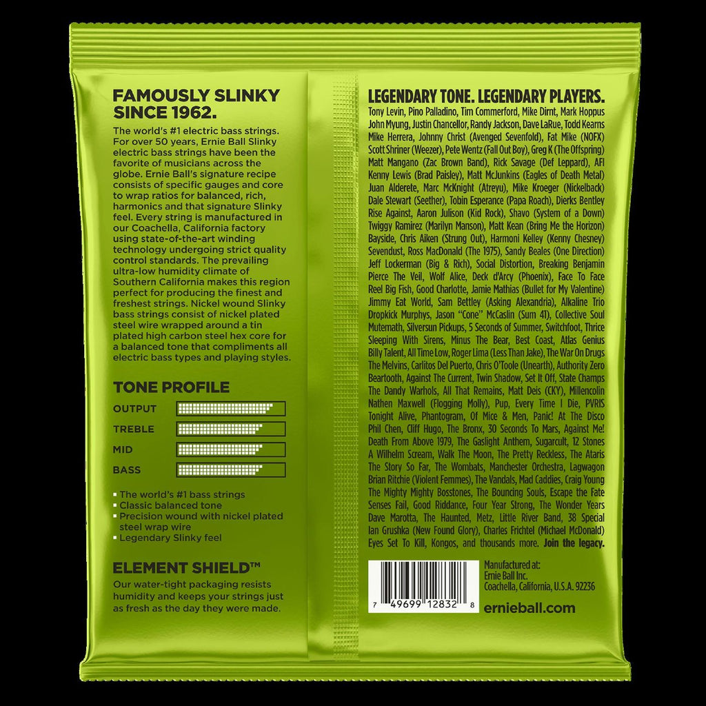 Ernie Ball 2832 Regular Slinky Nickel Wound Electric Bass Strings