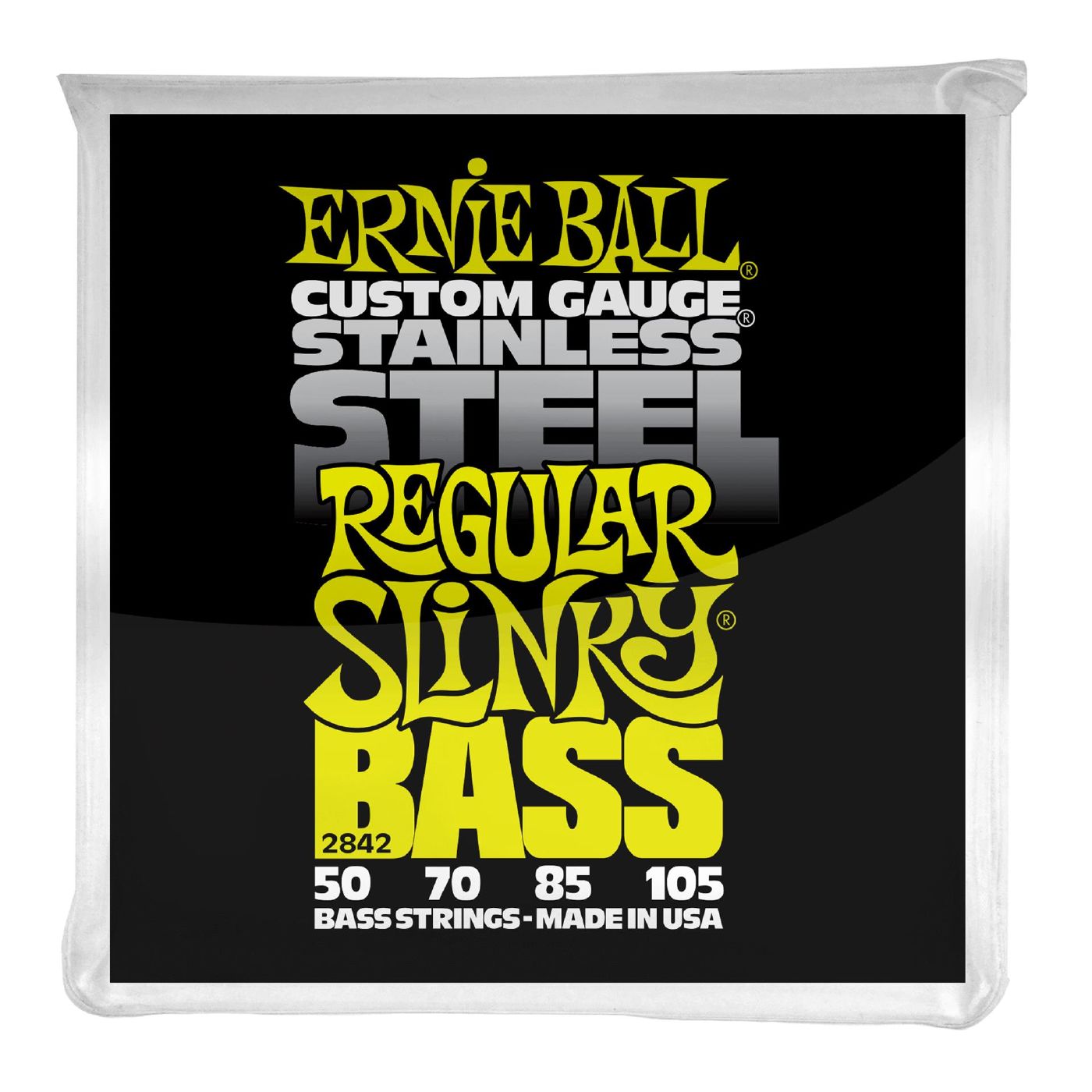 Ernie Ball 2842 Regular Slinky Stainless Steel Electric Bass Strings