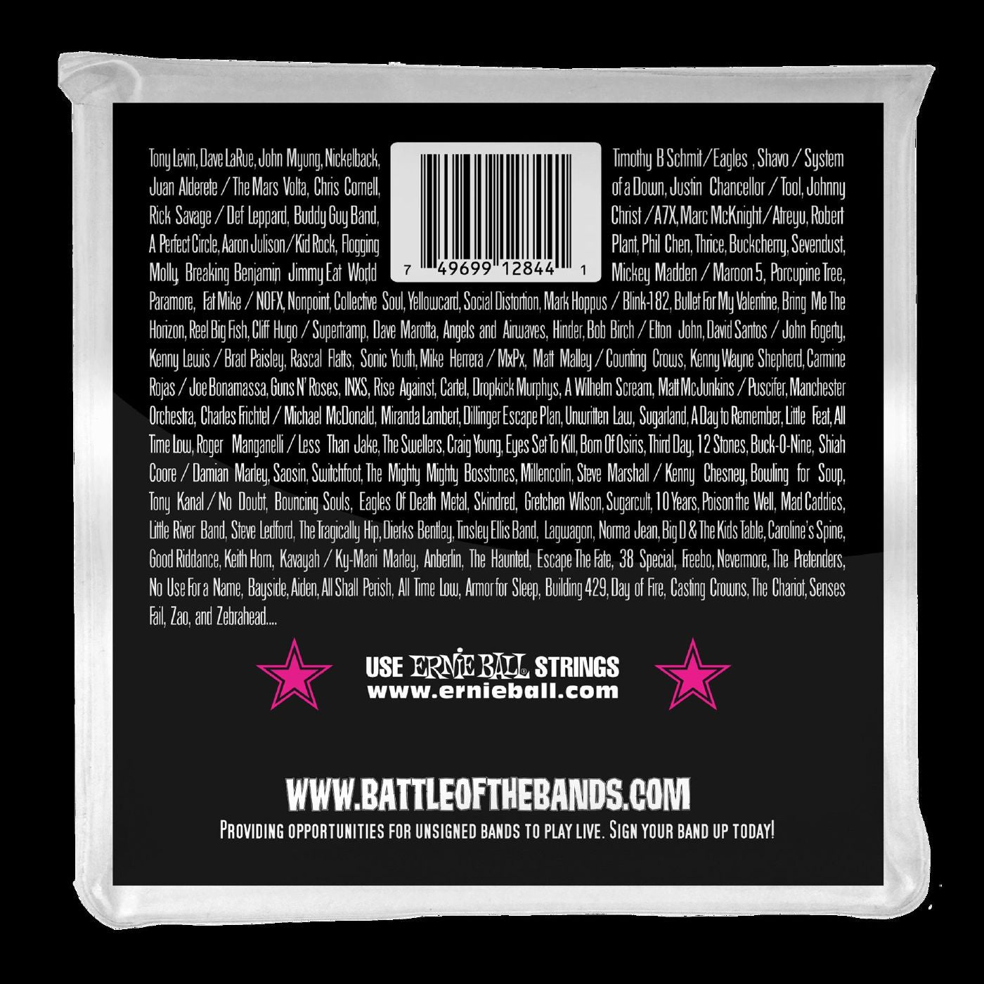 Ernie Ball 2844 Super Slinky Stainless Steel Electric Bass Strings