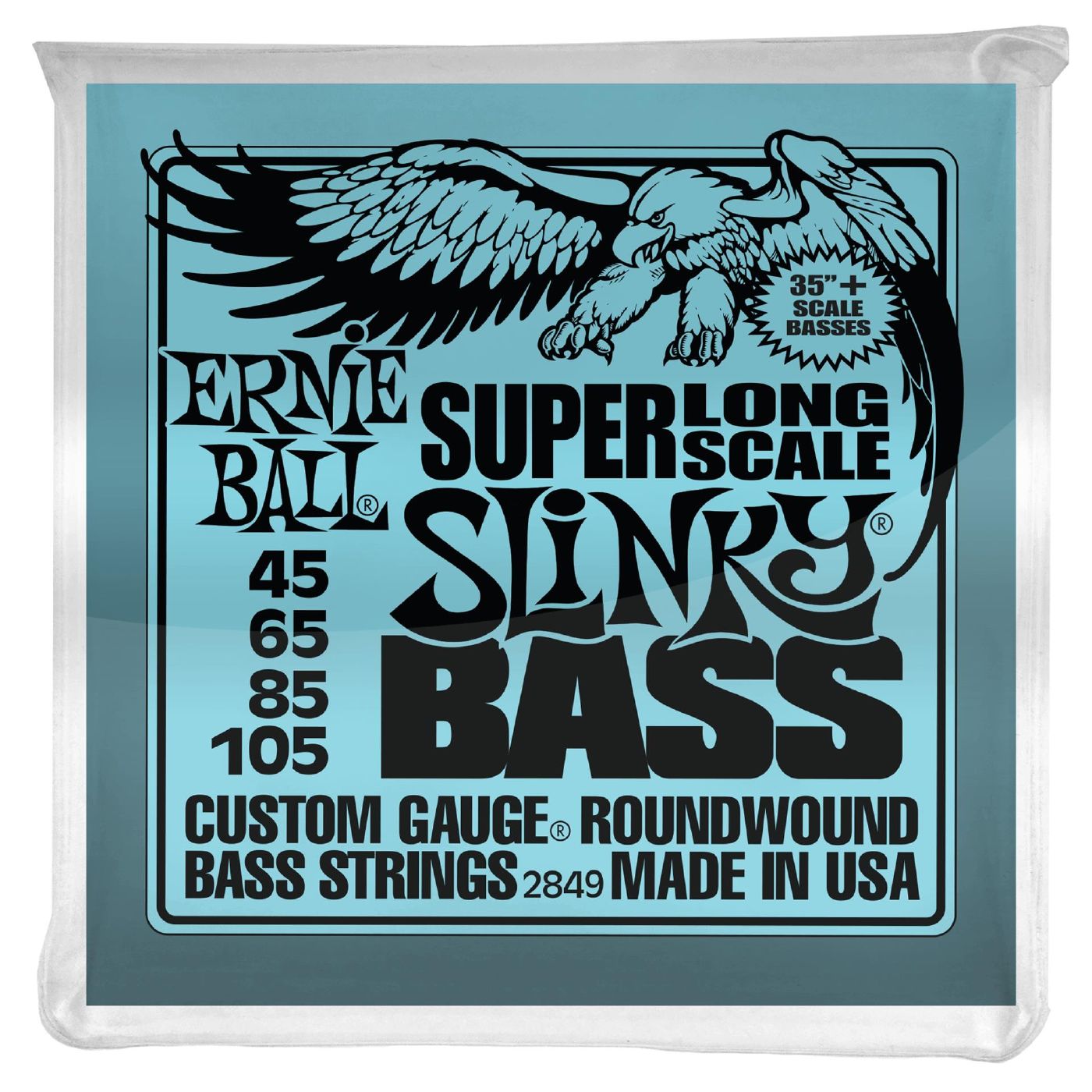 Ernie Ball 2849 Super Long Scale Slinky Electric Bass Strings