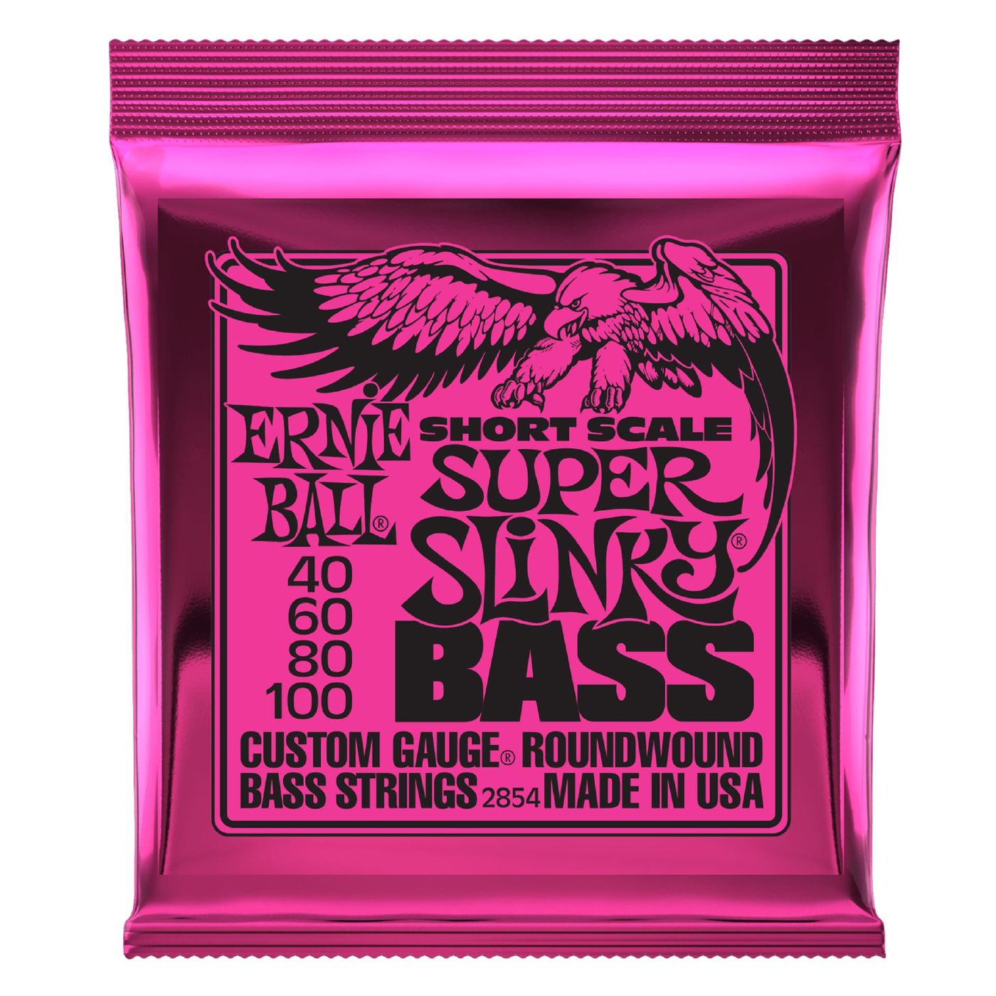 Ernie Ball 2854 Super Slinky Short Scale Bass Guitar Strings