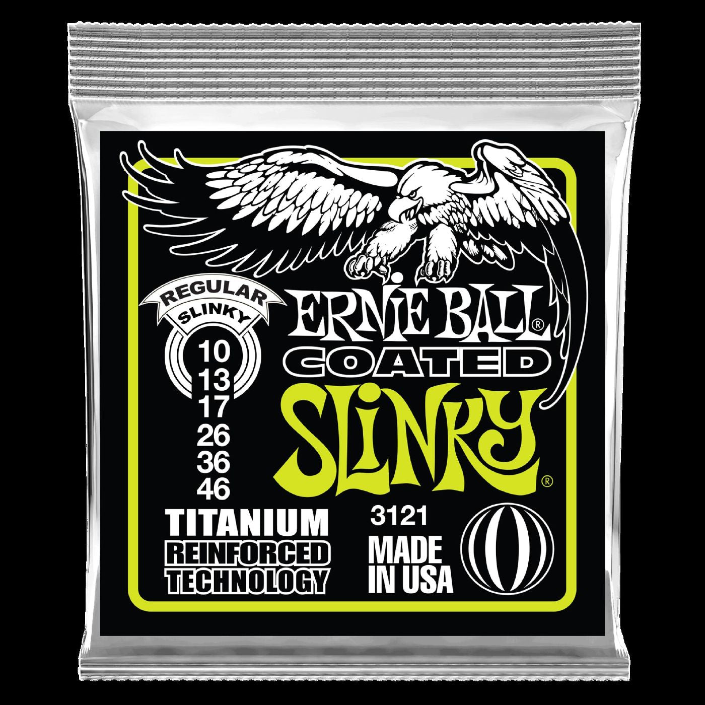 Ernie Ball 3121 Regular Slinky RPS Coated Titanium Electric Guitar Strings
