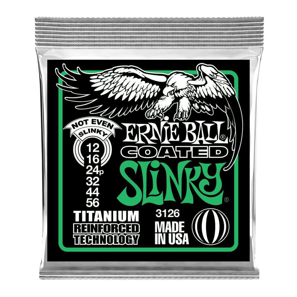 Ernie Ball 3126 12-56 Not Even Slinky RPS Coated Titanium Electric Guitar Strings