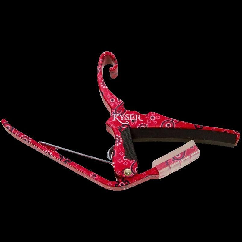 Kyser KG6 Guitar Capo - Red Bandana