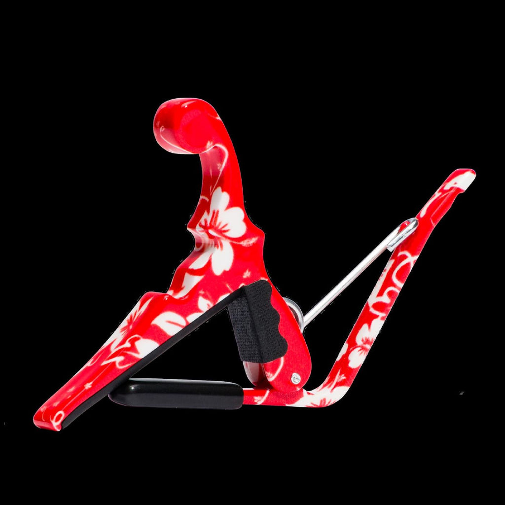 Kyser Ukulele Capo - Red Hibiscus