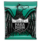 Ernie Ball 2026 Not Even Slinky Paradigm electric guitar strings, 12-56 gauge, on a guitar string spool with packaging visible