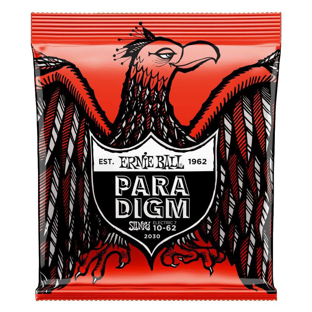 Ernie Ball 2030 10-62  Paradigm Skinny Top Heavy Bottom Slinky Paradigm 7- String Electric Guitar Strings
