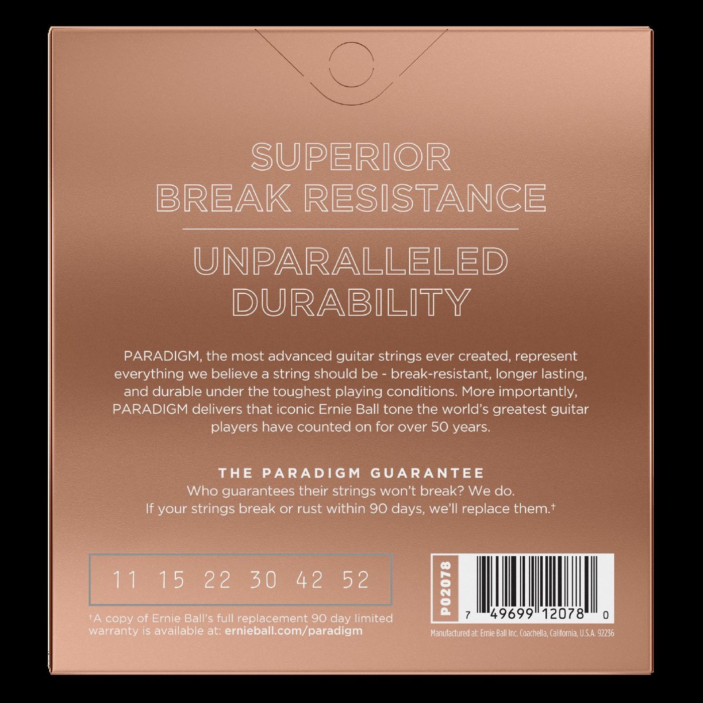 Ernie Ball 2078 Paradigm Light Phosphor Bronze Acoustic Guitar Strings