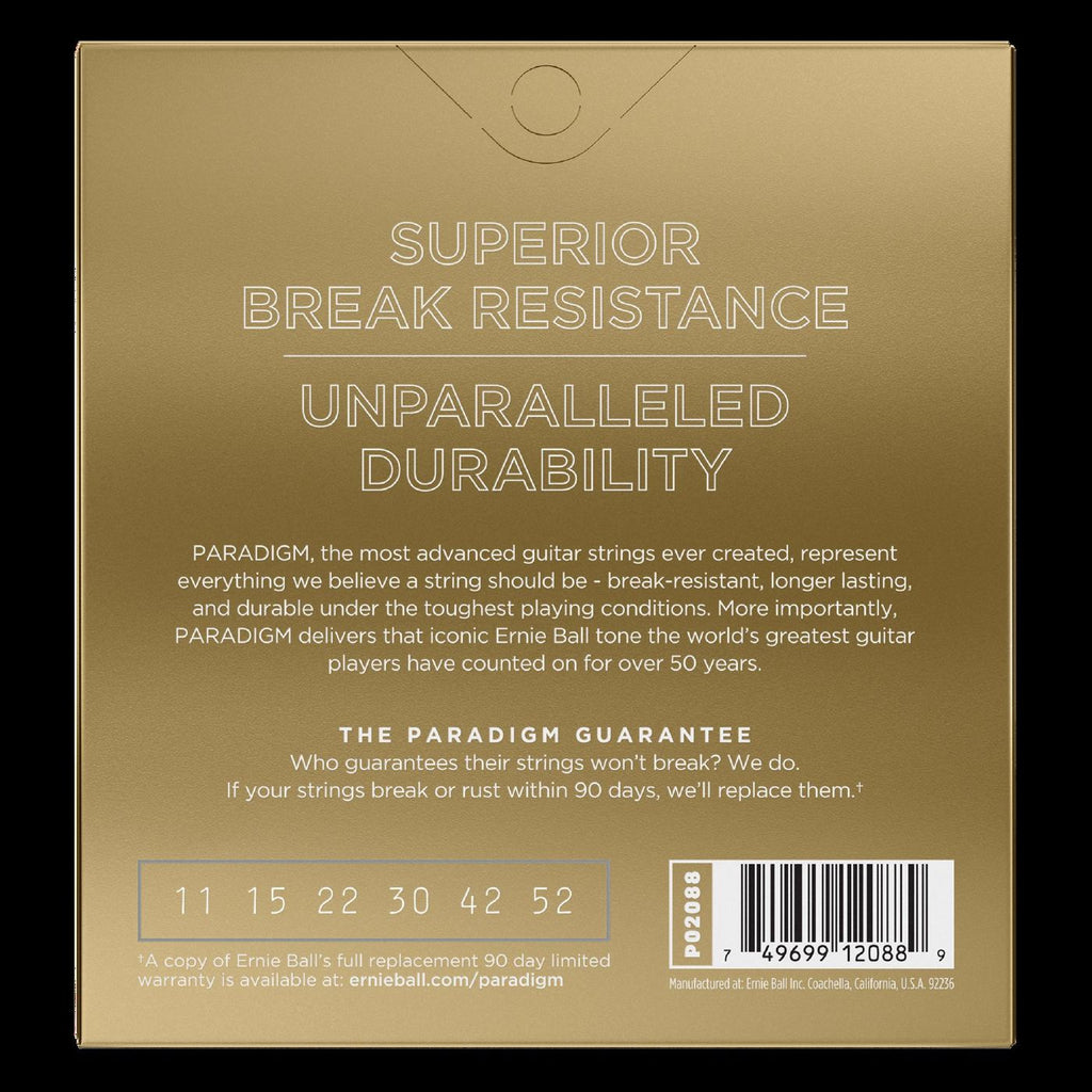 Ernie Ball 2088 Paradigm Light 80 20 Bronze Acoustic Guitar Strings