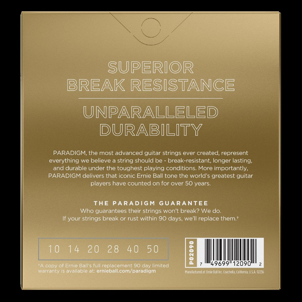 Ernie Ball 2090 Paradigm Extra Light 80 20 Bronze Acoustic Guitar Strings