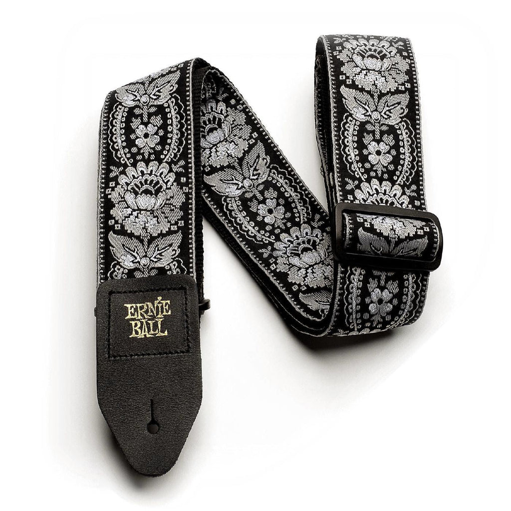 Ernie Ball 4150 Royal Orleans Silver Jacquard Guitar Strap